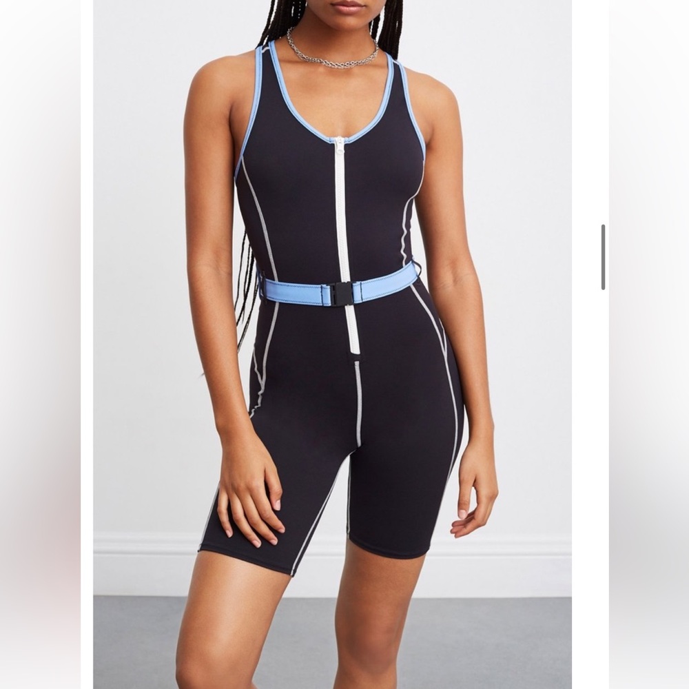 Bandier x Solid & Striped High Tide Belted Romper